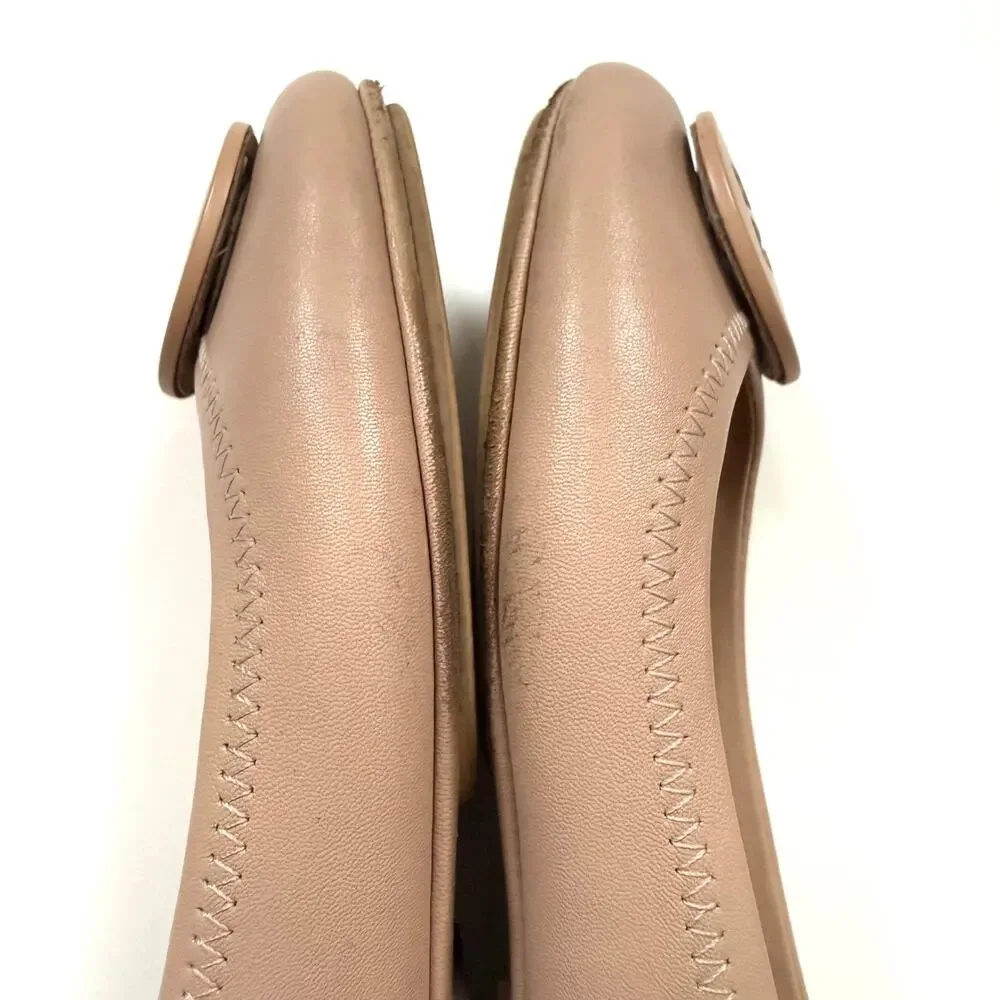 Tory Burch Minnie Travel Ballet Flats in Goan Sand